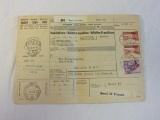 Foreign Boarding Pass With Stamps