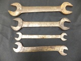 Lot of 4 Vintage Crescent Wrenches