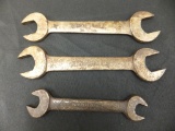 Lot of 3 Vintage Crescent Wrenches