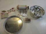 Lot of Baking Items, Including: Tart pans