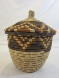 Lidded Decorative Basket