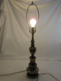 Tall, Vintage Brass Lamp