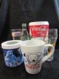 Lot of 6 Coca Cola Drinking Items