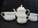 Lot of Lenox Serving Items, Incl. Tea Pot