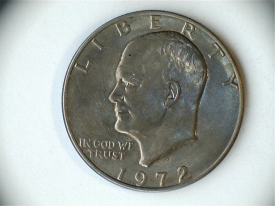 1972 D Eisenhower Dollar 40% silver