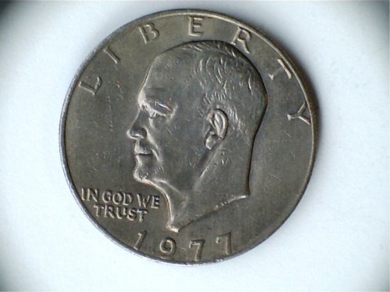 1977 Eisenhower Dollar 40% silver