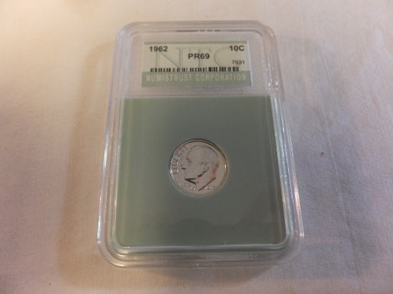 1962 NTC PR69 Certified Roosevelt Dime