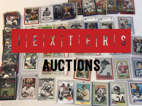 Jexters Timed Online Football Card Auction - 6/16