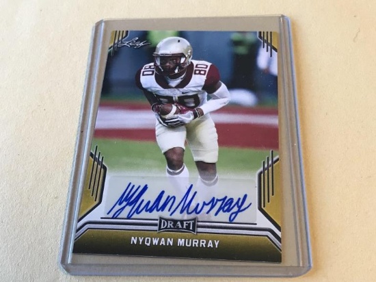 NYQWAN MURRAY Seahawks 2019 Leaf Draft AUTO ROOKIE