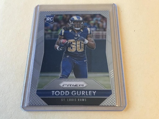 TODD GURLEY Rams 2015 Prizm Football ROOKIE Card