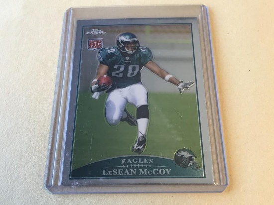 LESEAN MCCOY 2009 Topps Chrome ROOKIE Card