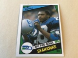 CURT WARNER Seahawks 1984 Topps Football ROOKIE