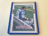 BARRY SANDERS Lions 1989 Topps ROOKIE Card