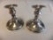 Pair of Howle Sterling Silver Candle Holders