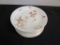 Lot of 9 Floral Ivory Dinner Plates