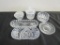 Lot of 6 Miscellaneous Crystal Dishes