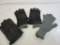 Lot of 2 Pairs Military Leather Gloves w/ Liners