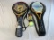 Lot of 2 NEW Tennis Racquets with cases & Balls