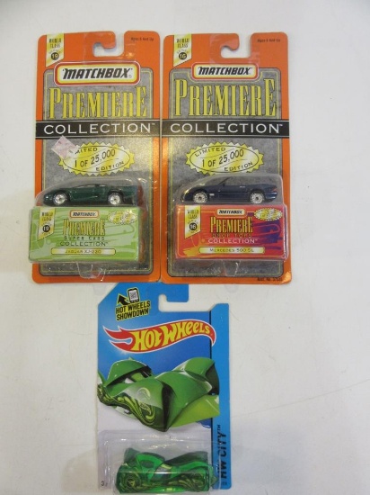 Lot of 2 Matchbox Cars & 1 Hot Wheels Car