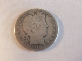 1915 Silver Barber Half Dollar