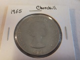 1965 Silver Churchill Coin