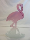 Glass Pink Flamingo by I Rebi Di Nennella
