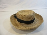 Two's Company Ladies Straw Hat