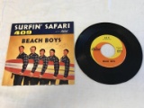 BEACH BOYS Surfin Safari 45 RPM Record 1962