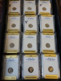 Lot of 12 SGS graded dime coin slabs 1976-1982
