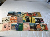 Lot of 29 Vintage 45 RPM Records w/ picture sleeve