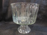 Large Glass Trifle Bowl