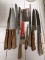 Lot of 10 miscellaneous kitchen knives