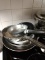 Mixed lot of frying pans