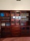 Beautiful wood book case w/ doors & drawers