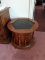 Traditional round end table