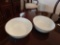 Two Mikasa fine china serving bowls