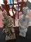 Two table top statues