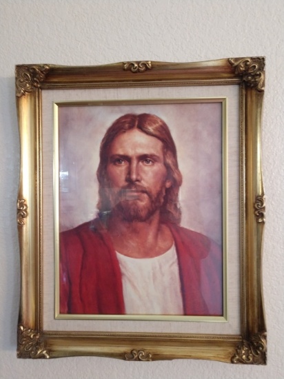 Art print wall hanging of Jesus Christ
