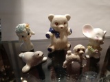 Mixed lot of vintage animal figurine miniatures