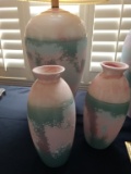 2 Southwest pottery colors vases