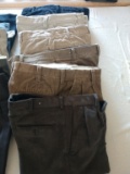 6  pair corduroy men's pants probably 32x32