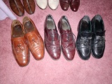 Lot of 3 men's leather shoes size 8.5