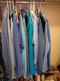 Lot of 20 blue women's clothing items L&XL