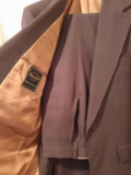 Men's brown suit jacket and slacks 32x32 and 40