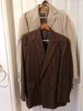 Two casual men sport coats no size probably 40M/L
