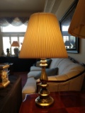 Brass table lamp - works