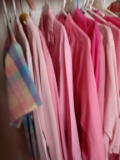20 pink and red women's clothing pieces L&XL