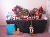 Table Lot of Holiday Decorations  - All One Money