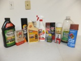 Lot of Various Cleaners & Chemicals w/ Bucket