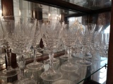 9 crystal wine glasses